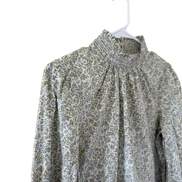 Tuckernuck Hyacinth House Sage Green Floral Blouse - Picture 7 of 9